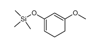 1-methoxy-3-trimethylsilyloxycyclohexa-1,3-diene结构式