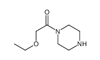 Piperazine, 1-(ethoxyacetyl)- (9CI)结构式