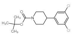 4-(3,5-DICHLORO-PHENYL)-PIPERIDINE-1-CARBOXYLIC ACID TERT-BUTYL ESTER Structure