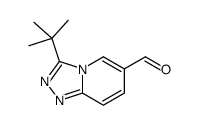 3-tert-butyl-[1,2,4]triazolo[4,3-a]pyridine-6-carbaldehyde结构式