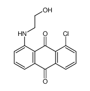 1-chloro-8-(2-hydroxyethylamino)anthracene-9,10-dione结构式