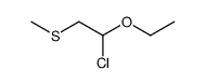 1-ethoxy-1-chloro-2-methylsulfanyl-ethane结构式