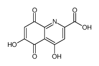 8-hydroxy-4,5,6-trioxo-1H-quinoline-2-carboxylic acid structure