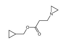 cyclopropylmethyl 3-(aziridin-1-yl)propanoate Structure