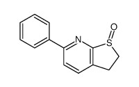 6-phenyl-2,3-dihydrothieno-<2,3-b>pyridine 1-oxide Structure
