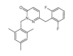 6-(2,6-difluorobenzyl)-2-(mesitylmethyl)pyridazin-3(2H)-one结构式