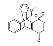 1,4-dioxo-1,4-dihydro-10H-9,10-o-benzeno-anthracene-9-carboxylic acid methyl ester Structure