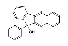 11-phenyl-11H-indeno[1,2-b]quinolin-11-ol结构式