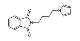 (E)-2-(4-(1H-imidazol-1-yl)but-2-en-1-yl)isoindoline-1,3-dione Structure