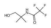 2,2,2-trifluoro-N-(1-hydroxy-2-methylpropan-2-yl)acetamide Structure