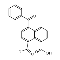 4-benzoyl-naphthalene-1,8-dicarboxylic acid结构式