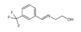 2-((3-(trifluoromethyl)benzylidene)amino)ethan-1-ol结构式