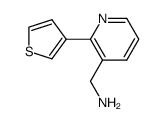 C-(2-Thiophen-3-yl-pyridin-3-yl)-methylamine Structure