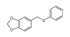 5-(phenylsulfanylmethyl)-1,3-benzodioxole Structure