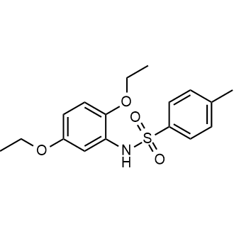 N-(2,5-二乙氧基苯基)-4-甲基苯磺酰胺结构式
