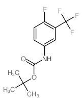 N-BOC-4-FLUORO-3-TRIFLUOROMETHYLANILINE Structure