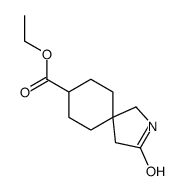 乙基 3-羰基-2-氮杂螺[4.5]癸烷-8-羧酸酯结构式