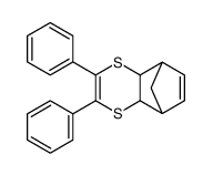5,8-Methano-1,4-benzodithiin, 4a,5,8,8a-tetrahydro-2,3-diphenyl Structure