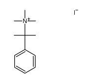 trimethyl-(1-methyl-1-phenyl-ethyl)-ammonium, iodide结构式