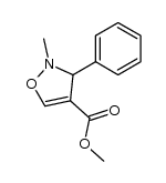 4-carbomethoxy-N-methyl-3-phenyl-4,5-dehydroisoxazolidine Structure