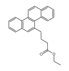 ethyl 4-(5-chrysenyl)butyrate Structure