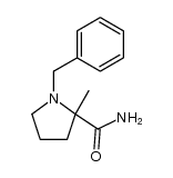 1-benzyl-2-methylpyrrolidine-2-carboxamide结构式