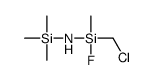 chloro-[fluoro-methyl-(trimethylsilylamino)silyl]methane Structure