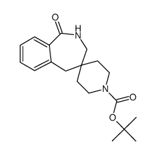 tert-Butyl 1-oxo-1,2,3,5-tetrahydrospiro[benzo[c]azepine-4,4'-piperidine]-1'-carboxylate Structure