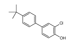 4-(4-tert-butylphenyl)-2-chlorophenol结构式