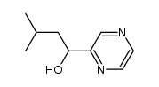 3-methyl-1-(pyrazin-2-yl)butan-1-ol Structure