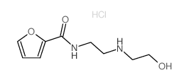 Furan-2-carboxylic acid [2-(2-hydroxy-ethylamino)-ethyl]-amide hydrochloride结构式
