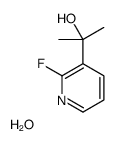 2-Fluoro-alpha,alpha-dimethyl-3-pyridinemethanol hydrate Structure