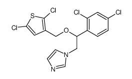 1-[2-(2,4-dichloro-phenyl)-2-(2,5-dichloro-thiophen-3-ylmethoxy)-ethyl]-1H-imidazole Structure