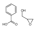 benzoic acid,oxiran-2-ylmethanol Structure