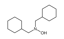 N,N-bis(cyclohexylmethyl)hydroxylamine Structure