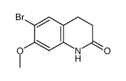 6-Bromo-7-methoxy-1,2,3,4-tetrahydroquinolin-2-one Structure