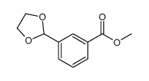 3-(1,3-二氧戊环-2-基)苯甲酸甲酯结构式