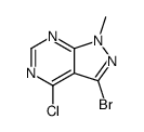 3-Bromo-4-chloro-1-methyl-1H-pyrazolo[3,4-d]pyrimidine structure