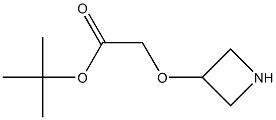2-(3-Azetidinyloxy)acetic acid 1,1-dimethylethyl ester Structure