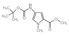 1H-PYRROLE-2-CARBOXYLIC ACID, 4-[[(1,1-DIMETHYLETHOXY)CARBONYL]AMINO]-1-METHYL-, METHYL ESTER picture