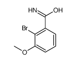 2-Bromo-3-methoxybenzamide Structure