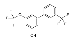 3-(trifluoromethoxy)-5-[3-(trifluoromethyl)phenyl]phenol Structure