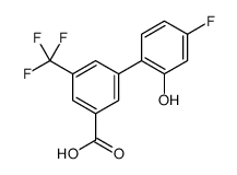 3-(4-fluoro-2-hydroxyphenyl)-5-(trifluoromethyl)benzoic acid结构式