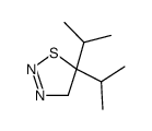 1,2,3-Thiadiazole,4,5-dihydro-5,5-bis(1-methylethyl)-(9CI) Structure