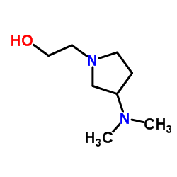 2-[3-(Dimethylamino)-1-pyrrolidinyl]ethanol结构式