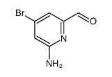 6-amino-4-bromopicolinaldehyde结构式