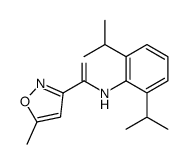 N-[2,6-di(propan-2-yl)phenyl]-5-methyl-1,2-oxazole-3-carboxamide结构式