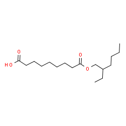 Nonanedioic acid, Mono(2-ethylhexyl) ester结构式