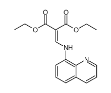 diethyl [(quinolin-8-ylamino)methylidene]propanedioate Structure
