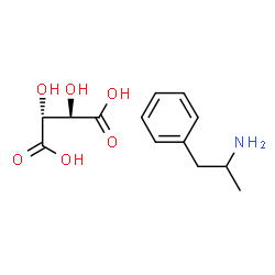 (1)-α-methylphenethylammonium [R-(R*,R*)]-hydrogen tartrate结构式